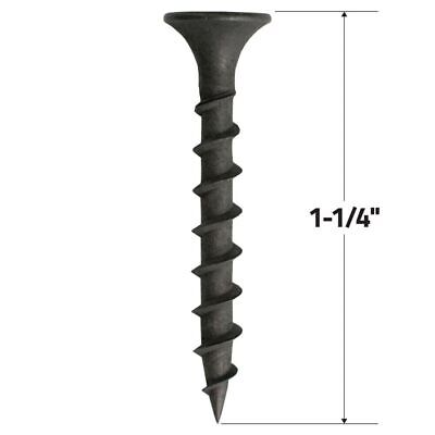 Grip Rite, Black 114CDWS5, 1290 Count