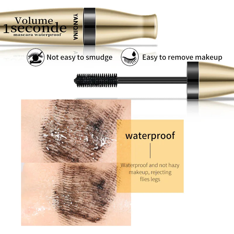 3D Fiber Mascara: Waterproof Volume & Curl