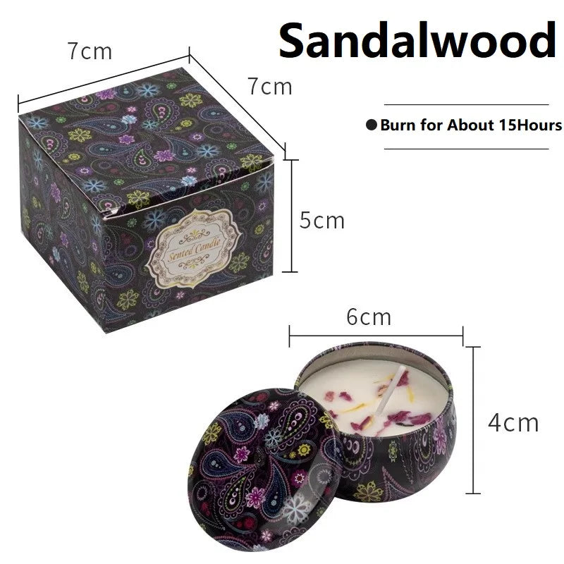 Vintage Scented Soy Candles - Floral Fragrance Gift Set