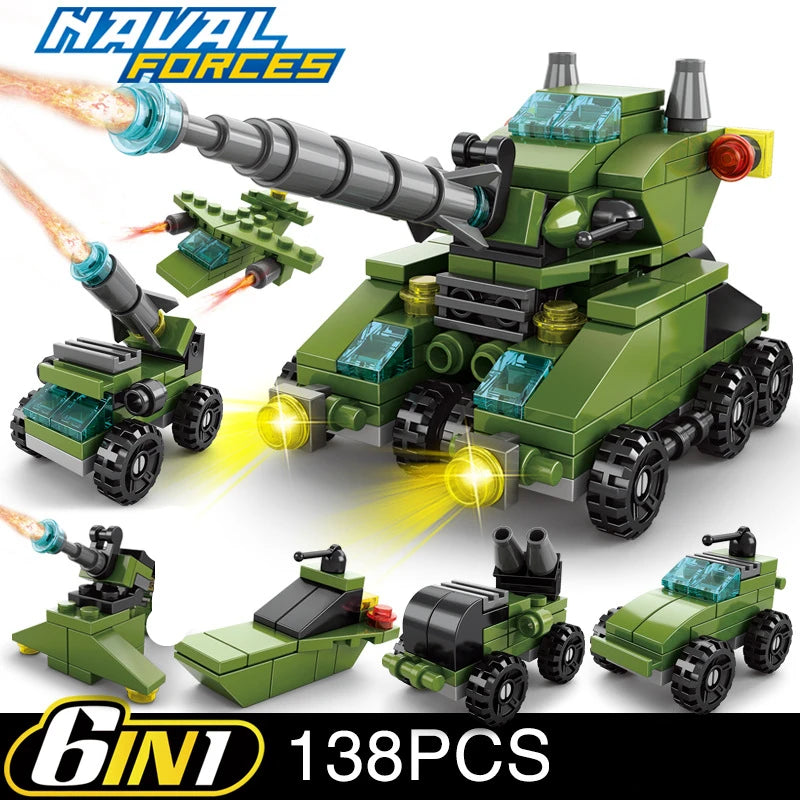 Engineering Cement Mixer & Loader Blocks Set - Police Edition