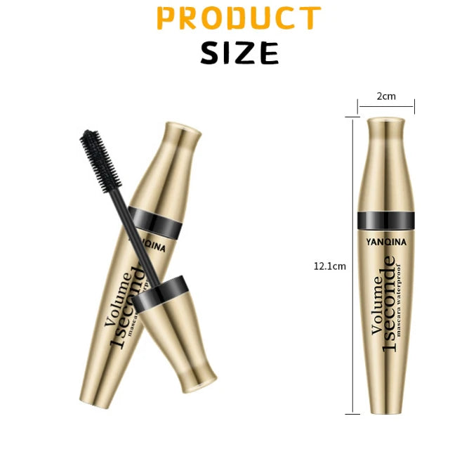 3D Fiber Mascara: Waterproof Volume & Curl