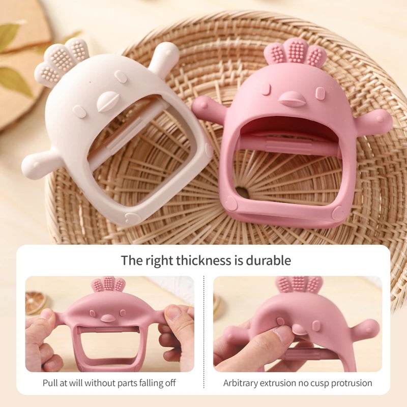 Silicone Baby Teether 0-6M | Kawaii Nursing Accessories