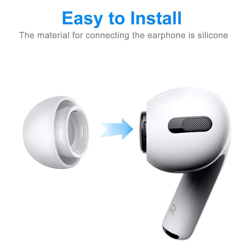 AirPods Pro Noise Reduction Silicone Ear Tips - 3 Pairs