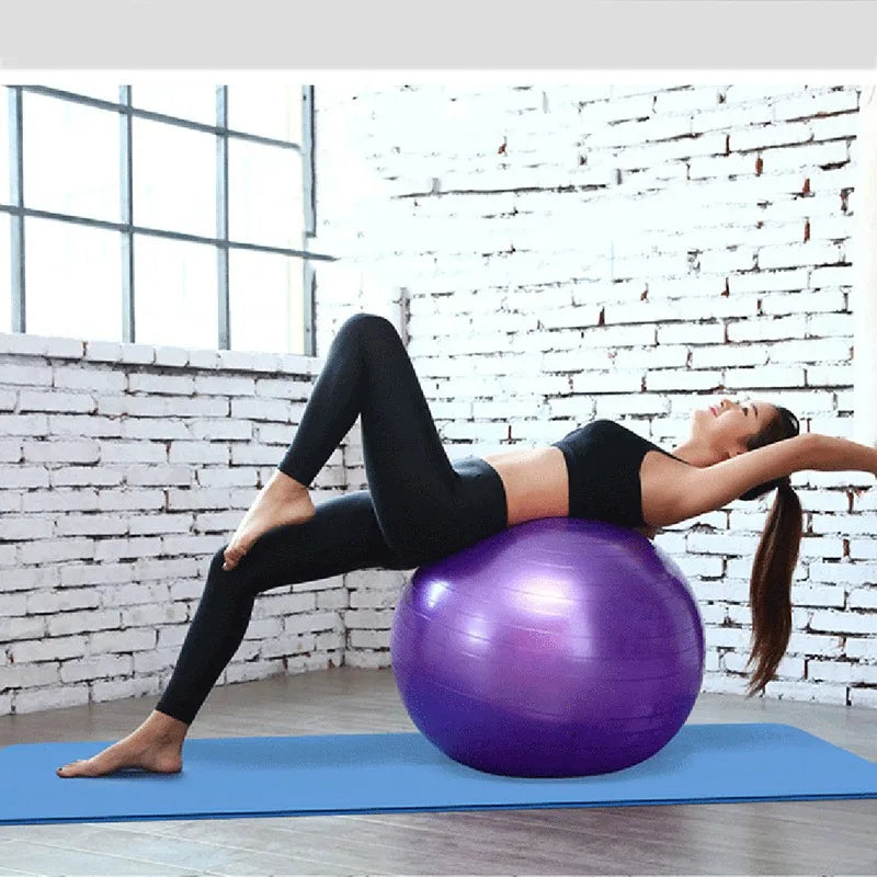 45cm PVC Yoga Ball - Thick, Explosion-Proof Fitness Equipment