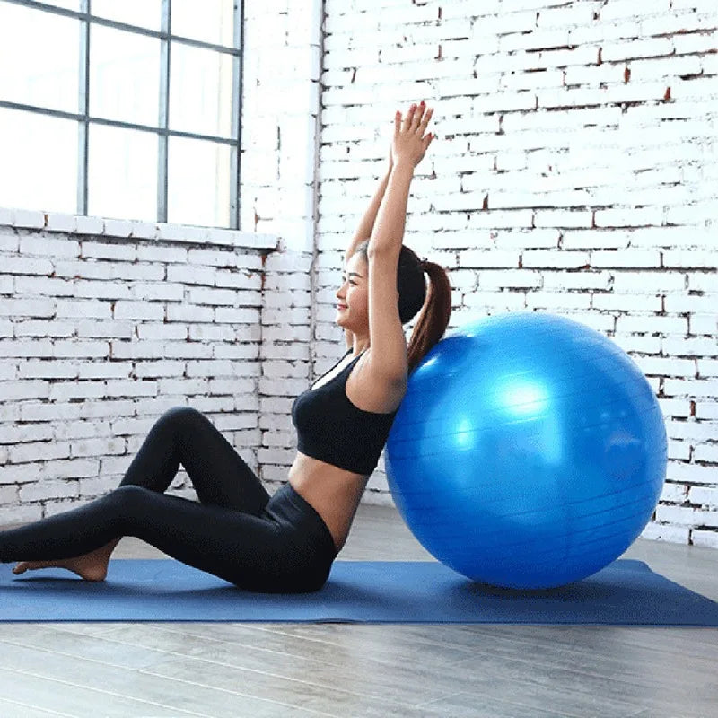 45cm PVC Yoga Ball - Thick, Explosion-Proof Fitness Equipment