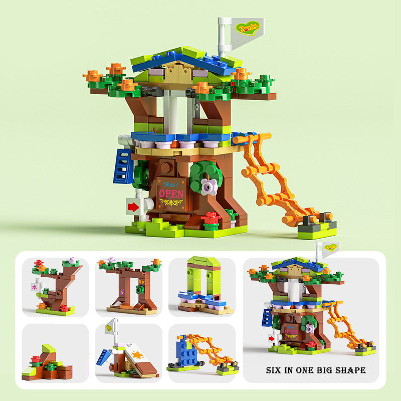 Engineering Cement Mixer & Loader Blocks Set - Police Edition