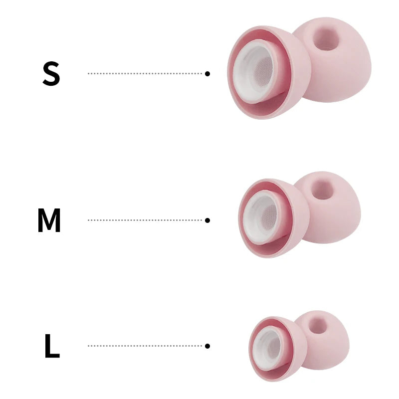 AirPods Pro Noise Reduction Silicone Ear Tips - 3 Pairs
