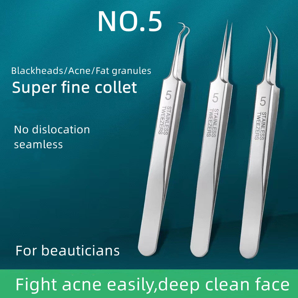 German Ultra-fine Blackhead Tweezers - Acne Remover Tool