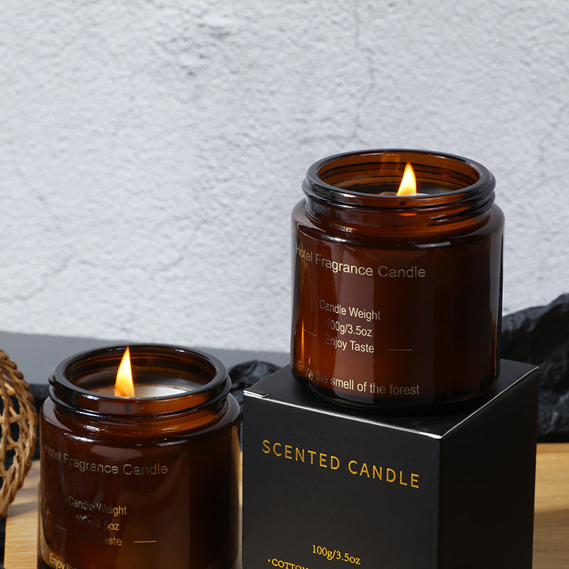 Soy Wax Scented Candles - Aromatherapy Glass Jar Gift
