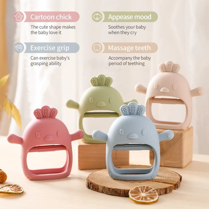 Silicone Baby Teether 0-6M | Kawaii Nursing Accessories
