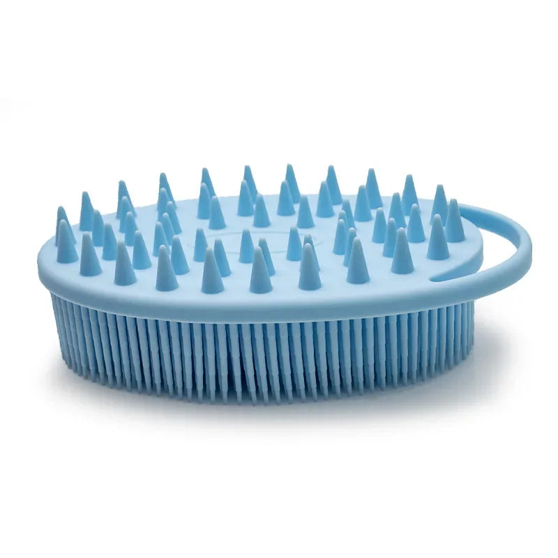 Exfoliating Silicone Body Brush - 2-in-1 Bath & Scalp Massager