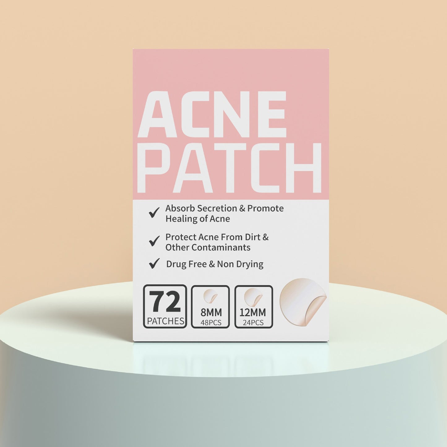 Acne Pimple Patches: 72pcs Transparent Spot Treatment