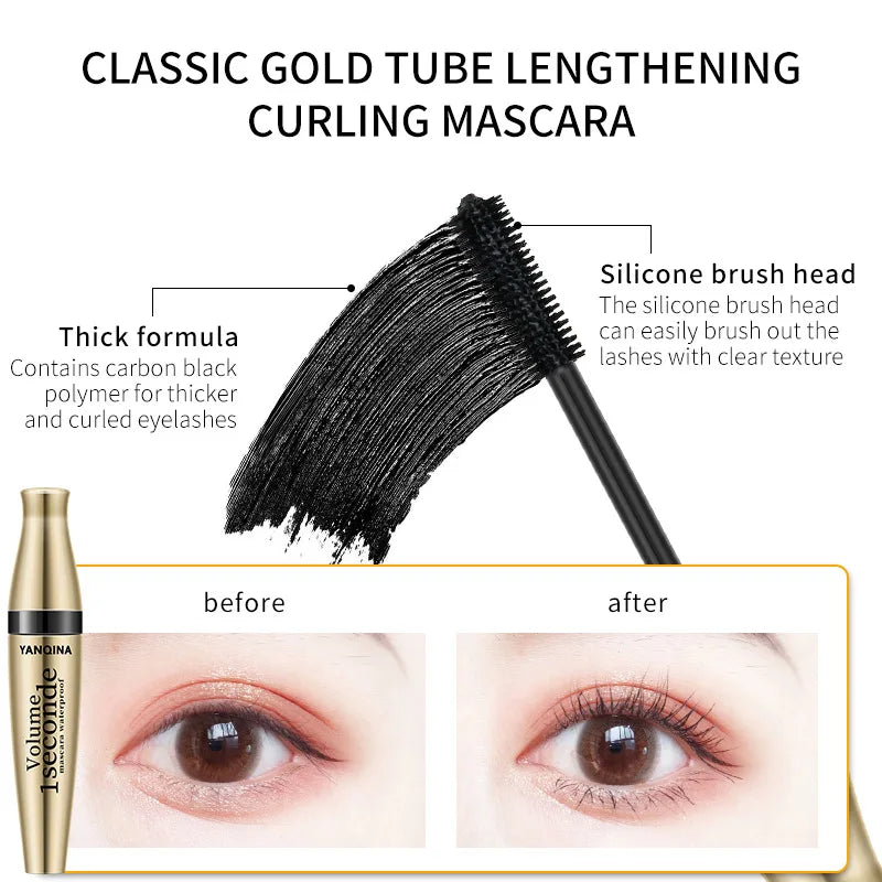 3D Fiber Mascara: Waterproof Volume & Curl