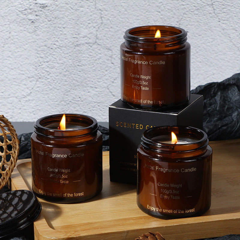 Soy Wax Scented Candles - Aromatherapy Glass Jar Gift