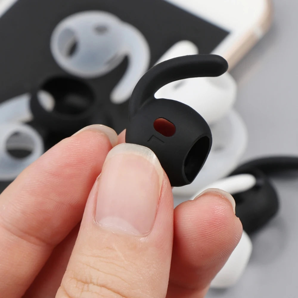 AirPods Pro 2 Ear Hooks: Anti-Slip Silicone Covers