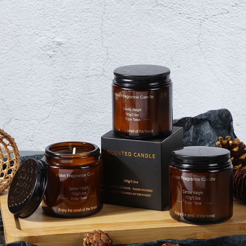 Soy Wax Scented Candles - Aromatherapy Glass Jar Gift
