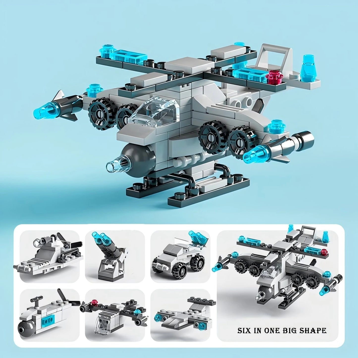 Engineering Cement Mixer & Loader Blocks Set - Police Edition
