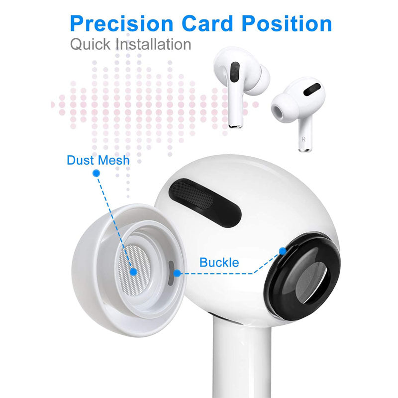 AirPods Pro Noise Reduction Silicone Ear Tips - 3 Pairs
