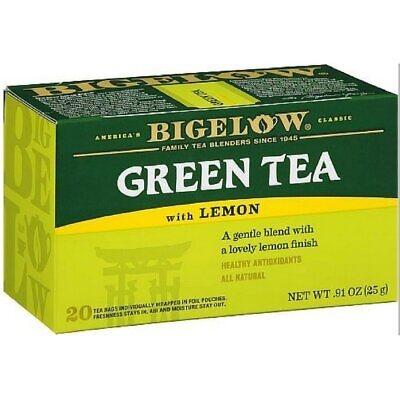 Bigelow GREEN TEA with LEMON - 20 Count (16 Pack) by Bigelow Tea16