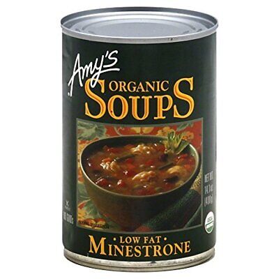 Amy's Organic Soups Low Fat Minestrone 14.1 oz (6 pack)