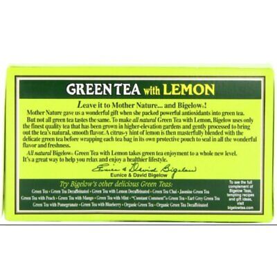 Bigelow GREEN TEA with LEMON - 20 Count (16 Pack) by Bigelow Tea16