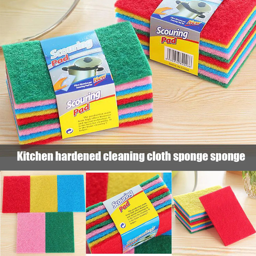 Scourer Dish Pads - 10pcs Strong Decontamination Rags