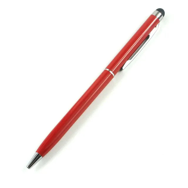 Mini Metal Stylus Pen: 2-in-1 Touch & Ballpoint for iPhone/iPad