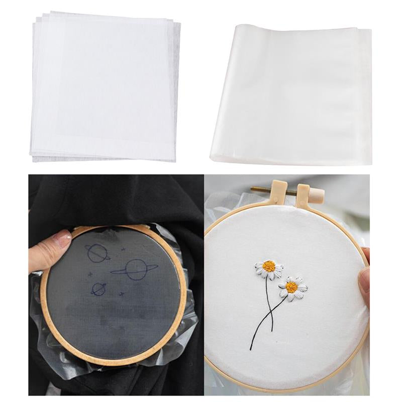 Water Soluble Embroidery Stabilizer - 4pcs Set