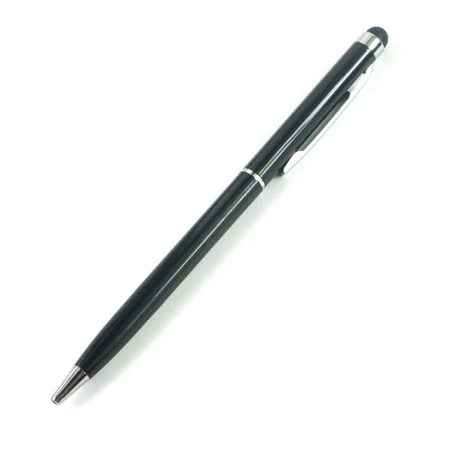 Mini Metal Stylus Pen: 2-in-1 Touch & Ballpoint for iPhone/iPad