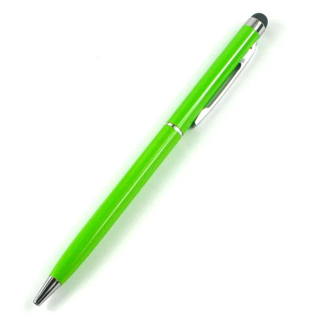 Mini Metal Stylus Pen: 2-in-1 Touch & Ballpoint for iPhone/iPad