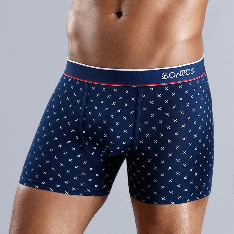 Men's Sexy Cotton Boxers - Fashion Underwear Shorts
