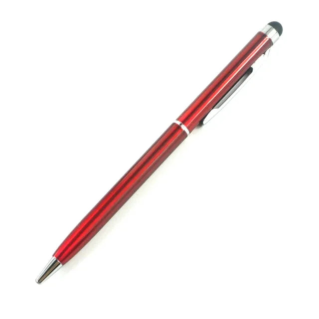 Mini Metal Stylus Pen: 2-in-1 Touch & Ballpoint for iPhone/iPad