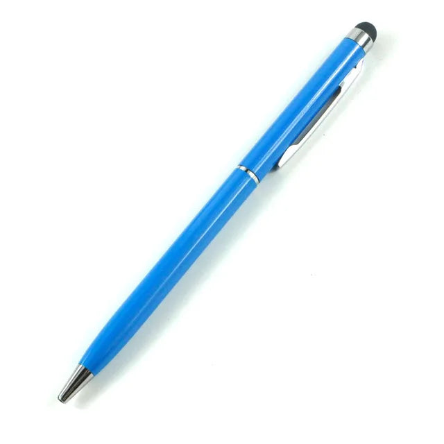 Mini Metal Stylus Pen: 2-in-1 Touch & Ballpoint for iPhone/iPad