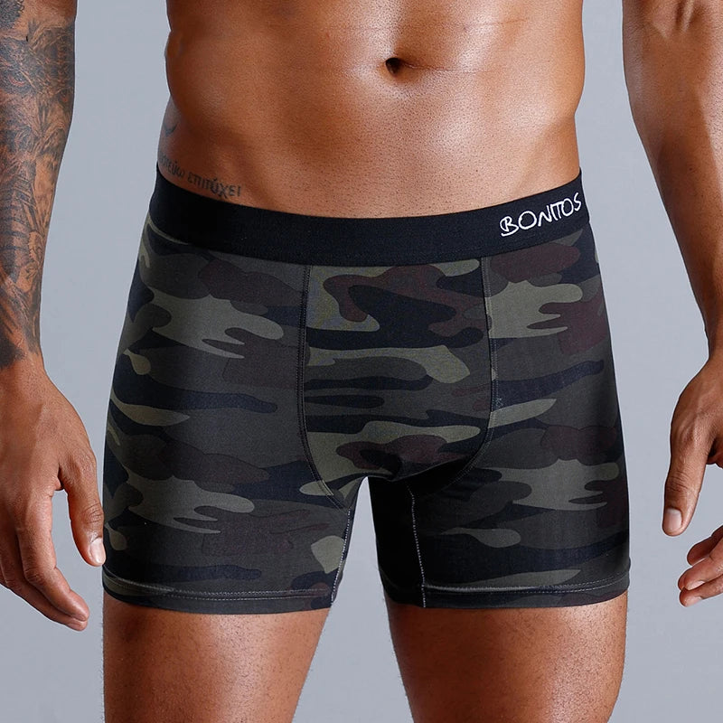 Men's Sexy Cotton Boxers - Fashion Underwear Shorts
