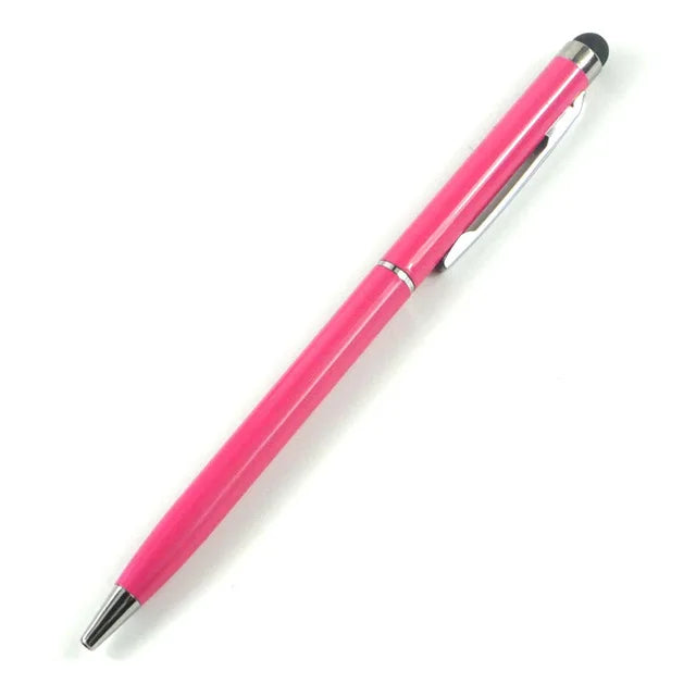 Mini Metal Stylus Pen: 2-in-1 Touch & Ballpoint for iPhone/iPad