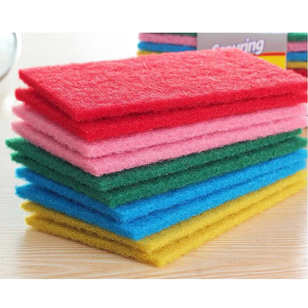 Scourer Dish Pads - 10pcs Strong Decontamination Rags