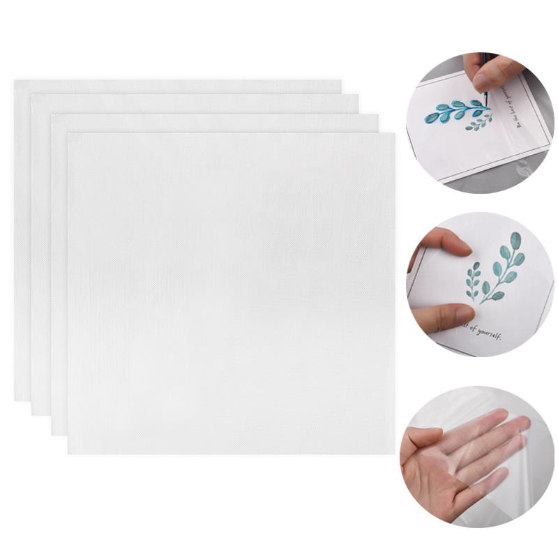 Water Soluble Embroidery Stabilizer - 4pcs Set