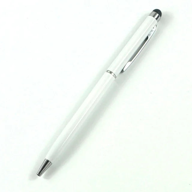 Mini Metal Stylus Pen: 2-in-1 Touch & Ballpoint for iPhone/iPad