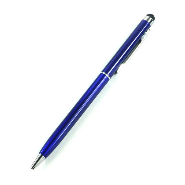 Mini Metal Stylus Pen: 2-in-1 Touch & Ballpoint for iPhone/iPad