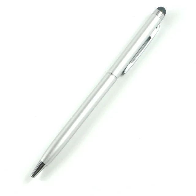 Mini Metal Stylus Pen: 2-in-1 Touch & Ballpoint for iPhone/iPad
