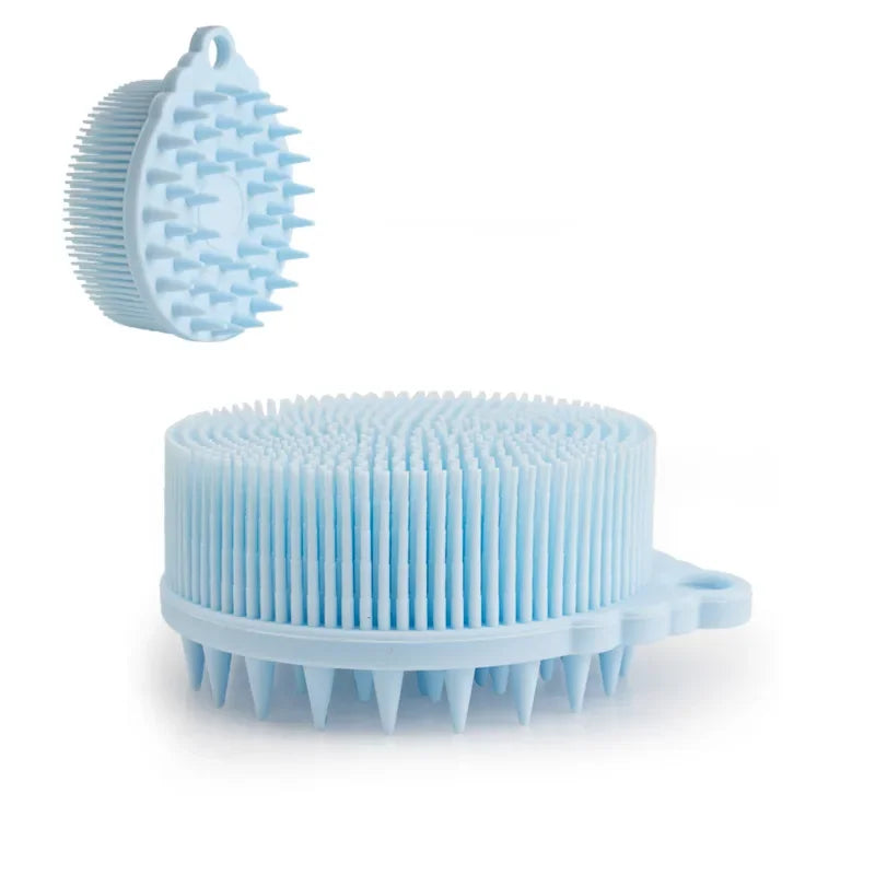 Exfoliating Silicone Body Brush - 2-in-1 Bath & Scalp Massager