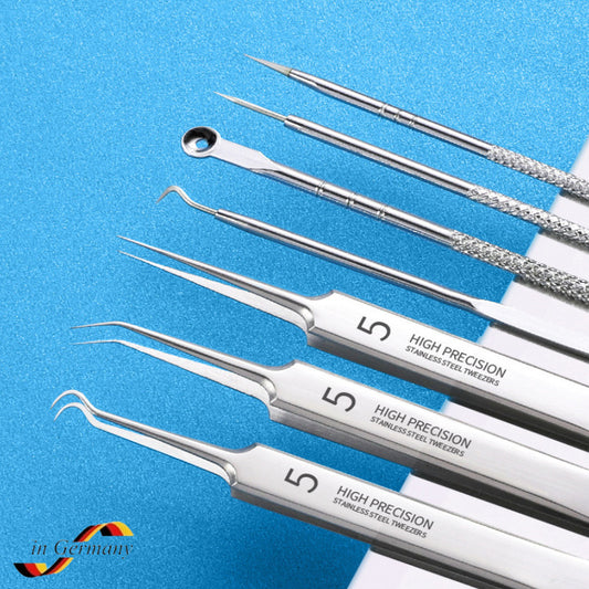 German Ultra-fine Blackhead Tweezers - Acne Remover Tool