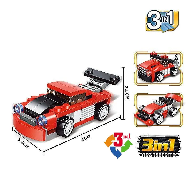 SLUBAN Girl Food Truck Building Blocks Toy Set