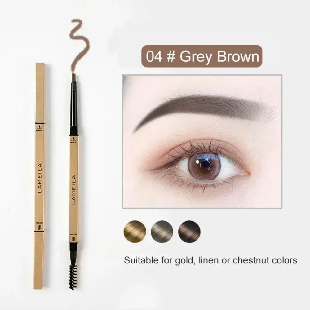 Waterproof Double Head Eyebrow Pencil - 5 Colors & Brush