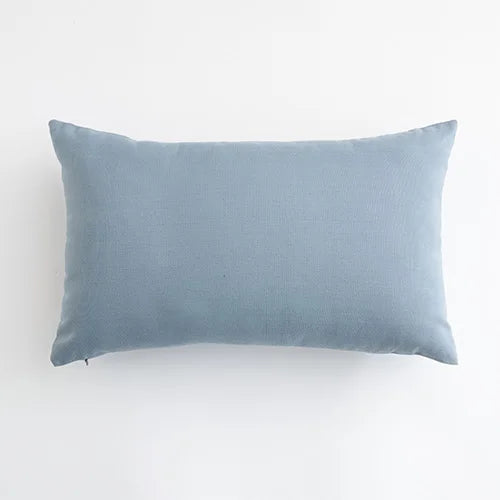 Light Blue Plaid Pillow Covers - Decorative Sofa Cushion 30x50cm