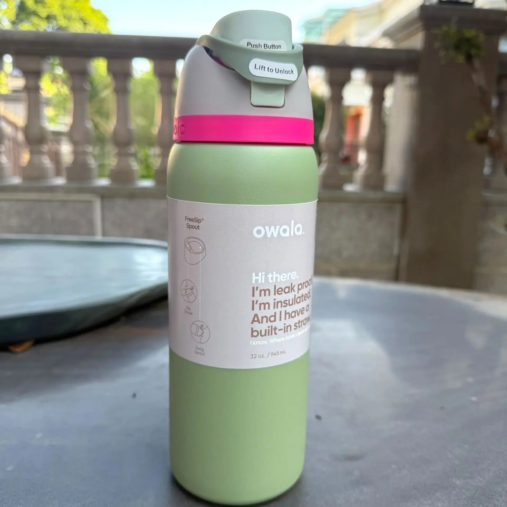 Owala Insulated Stainless Steel Water Bottle with Straw 24/32Oz