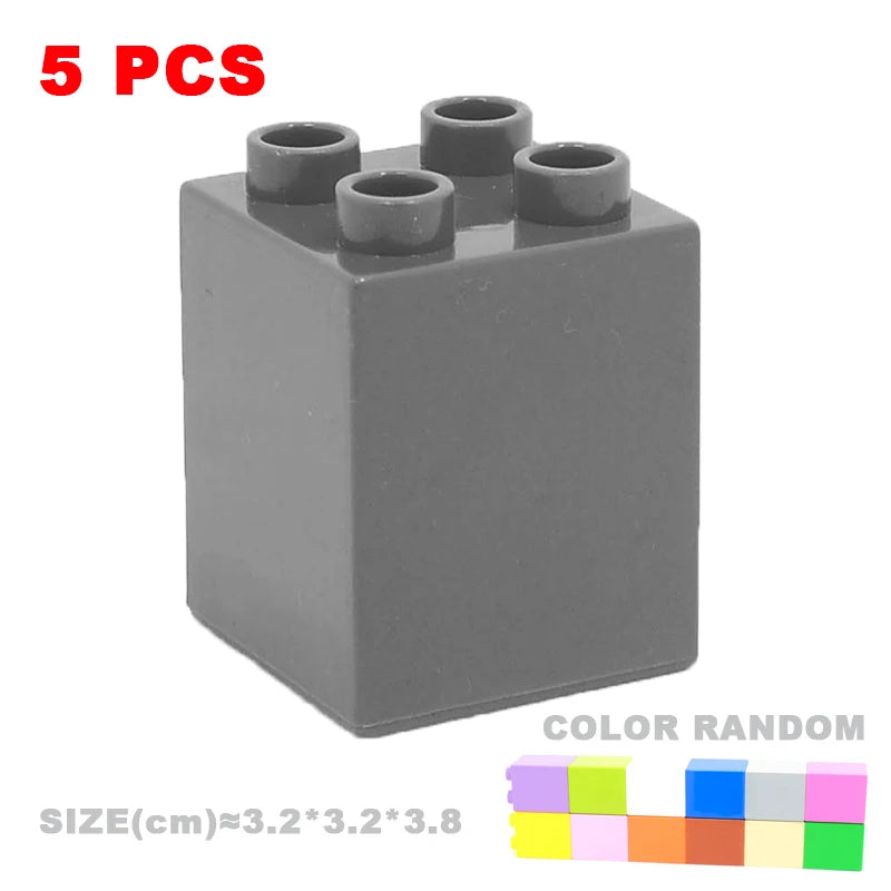 MOC Big Building Blocks - Duploes Compatible DIY Toys
