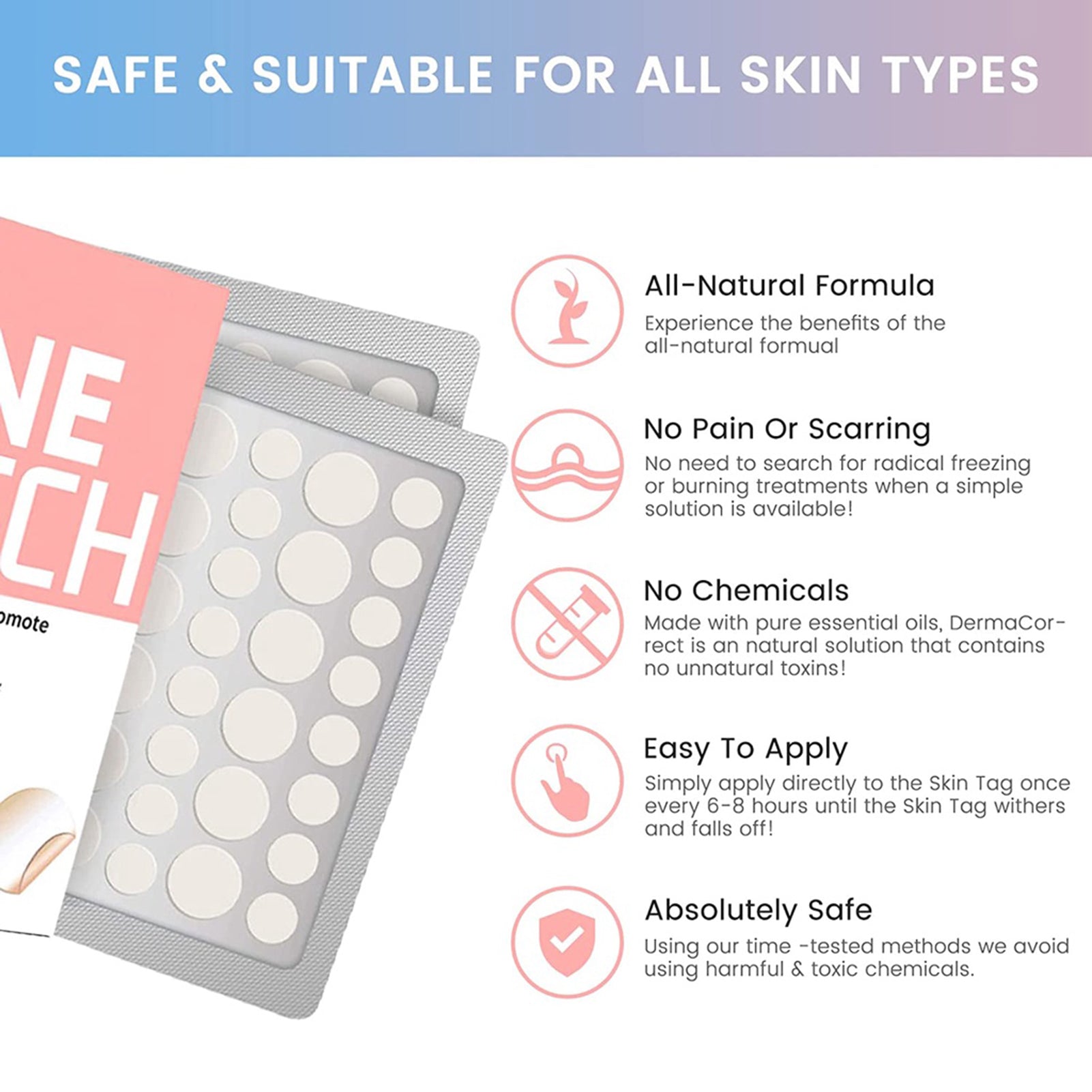 Acne Pimple Patches: 72pcs Transparent Spot Treatment
