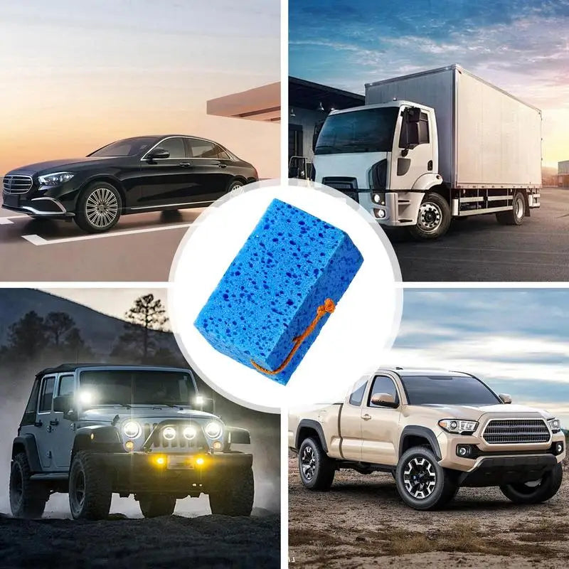 Big Car Wash Sponges - Thick, Absorbent & Soft Cleaning