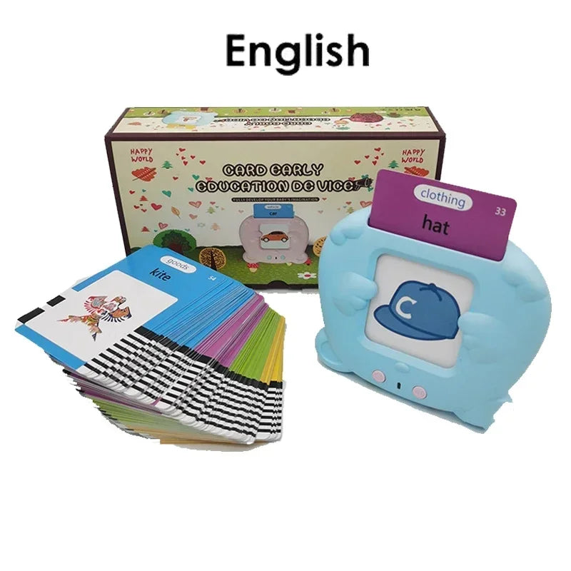 Kids Talking Flash Cards: Learn English, Spanish, French